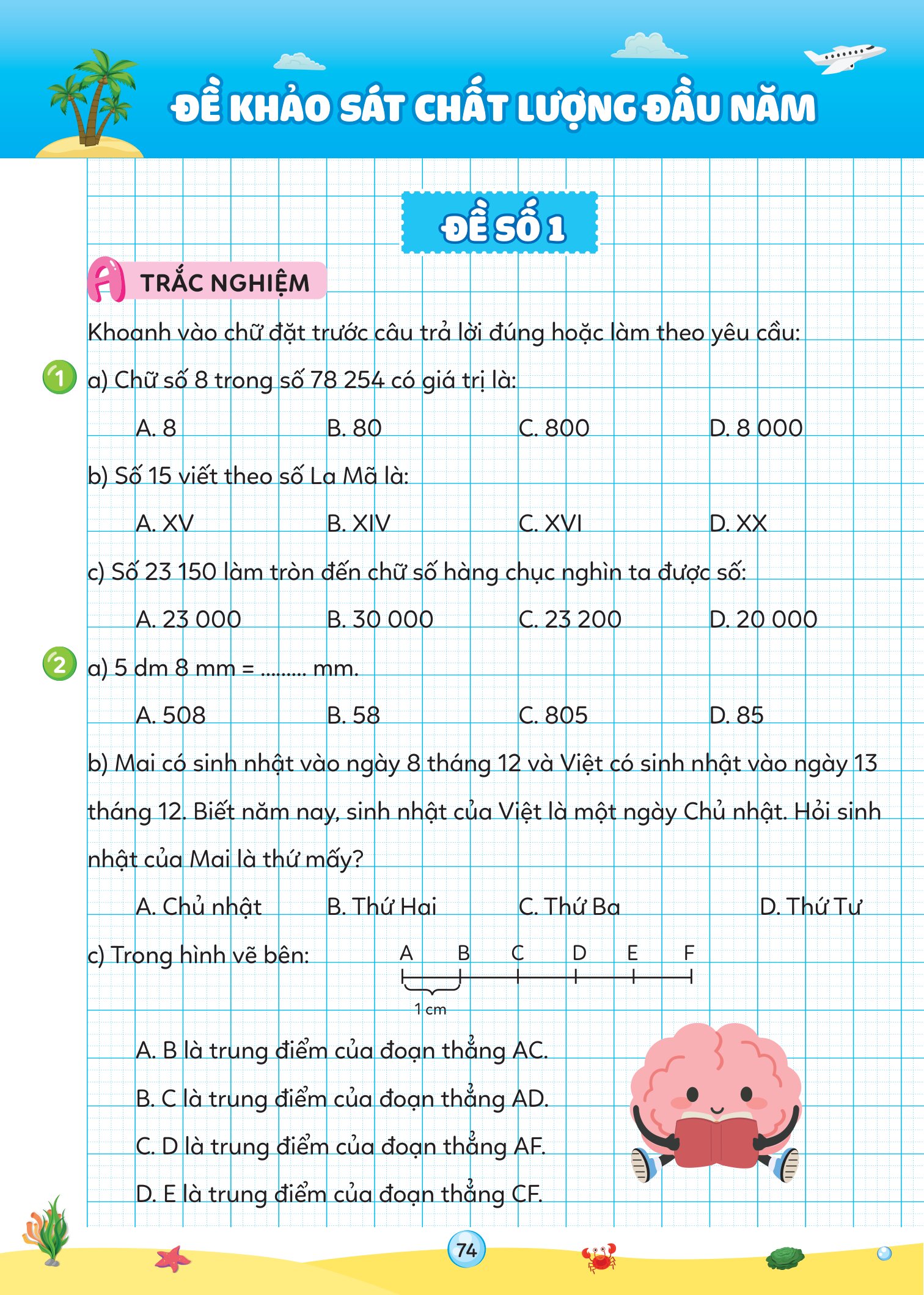 Vở Ôn Hè Toán 3 - Dành Cho Học Sinh Lớp 3 Lên Lớp 4 - Ảnh 9