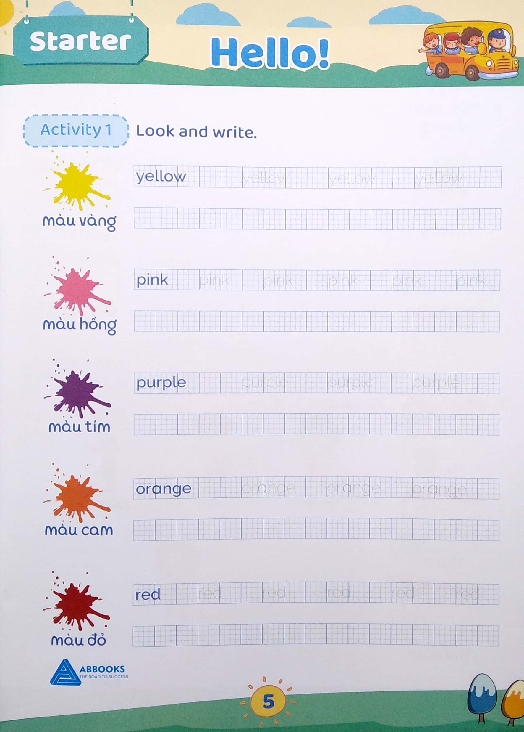 vở tập viết tiếng anh - family and friends - national edition 2 - notebook - Ảnh 5