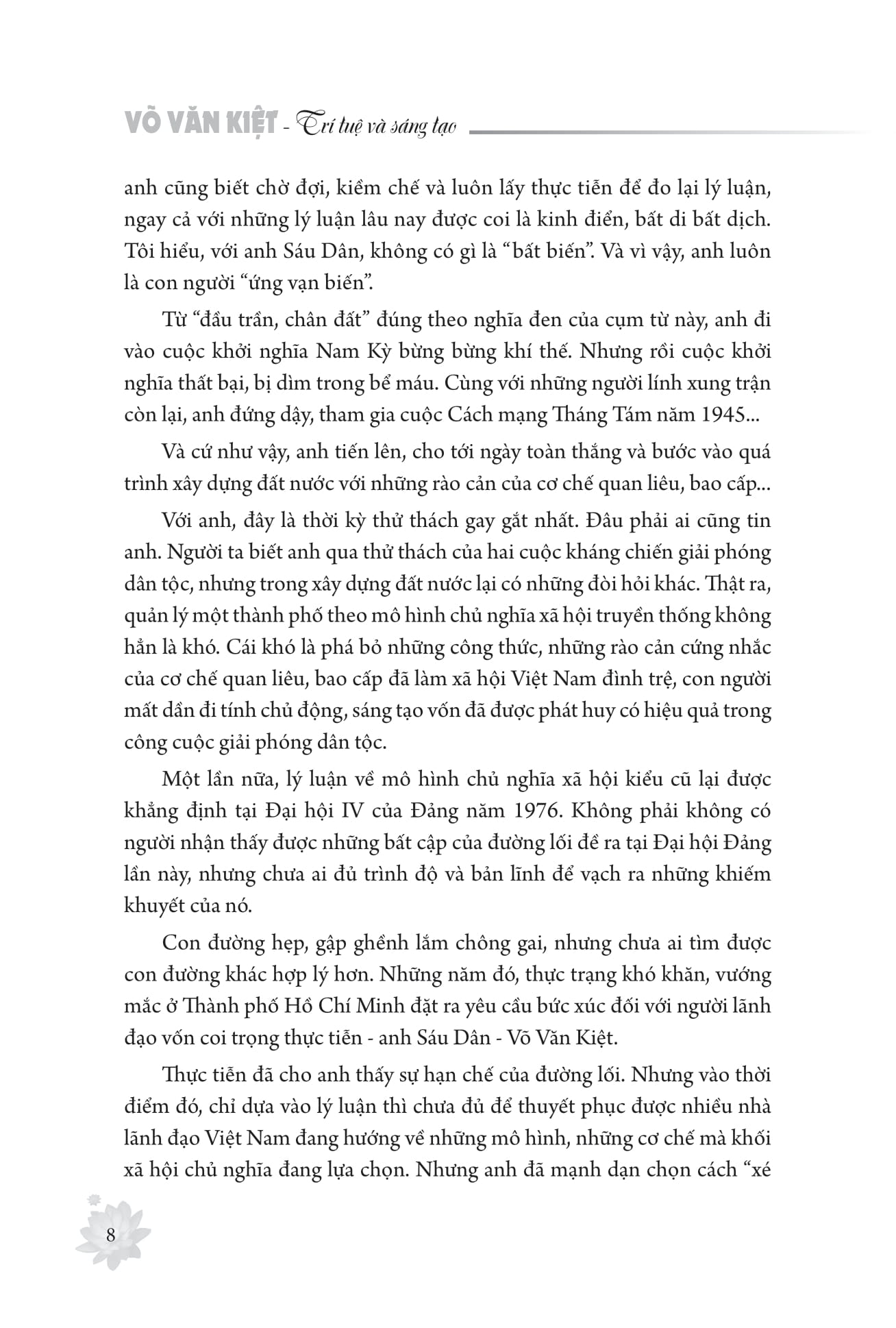 Võ Văn Kiệt - Trí Tuệ Và Sáng Tạo - Ảnh 7