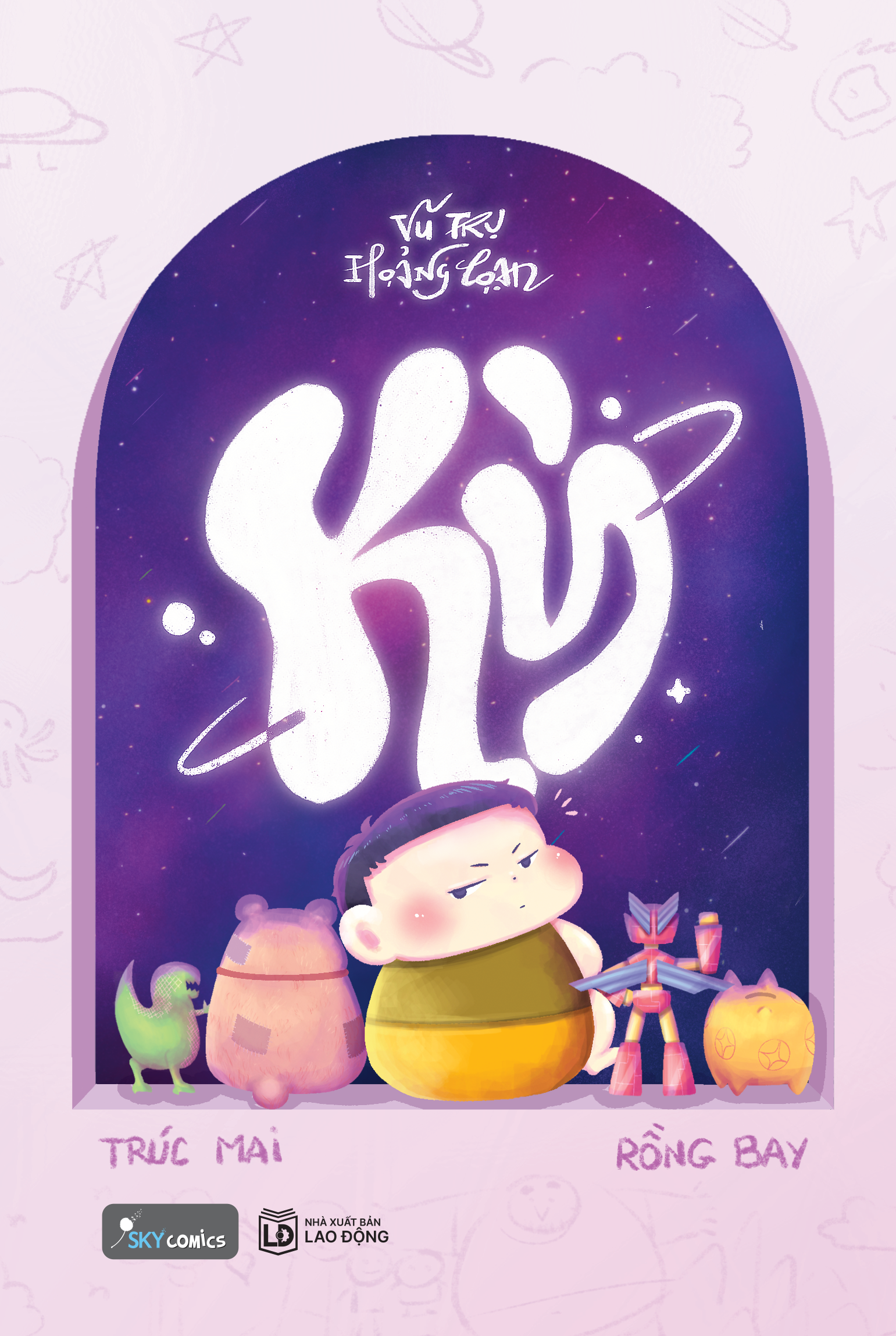 vũ trụ hoảng loạn - kỳ - tặng kèm 1 postcard 2 mặt + 3 bookmark 2 mặt bồi cứng - Ảnh 3