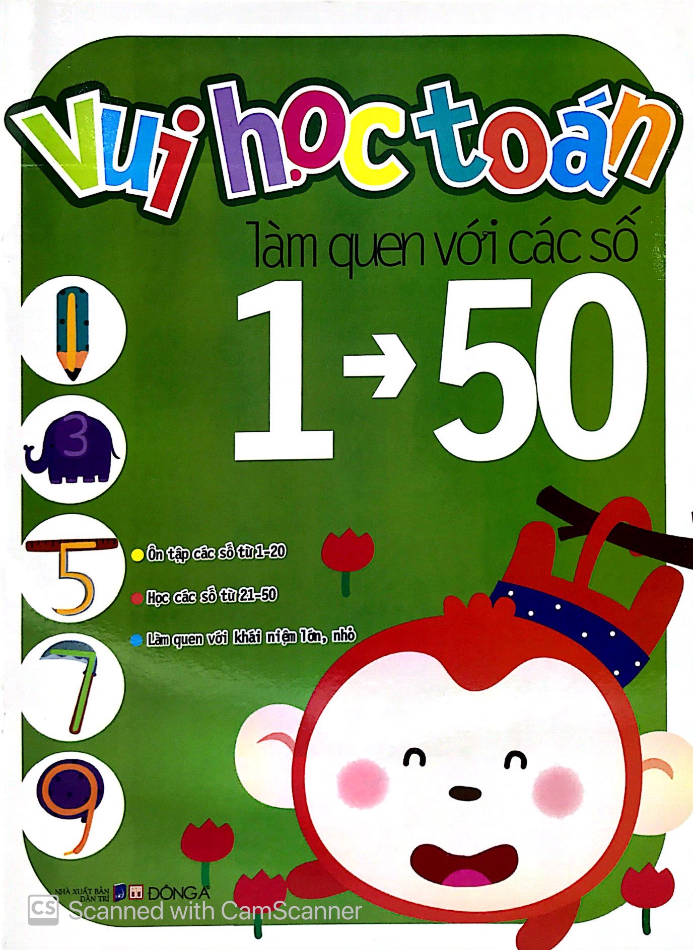 vui học toán - làm quen với các con số từ 1 đến 50 - Ảnh 2