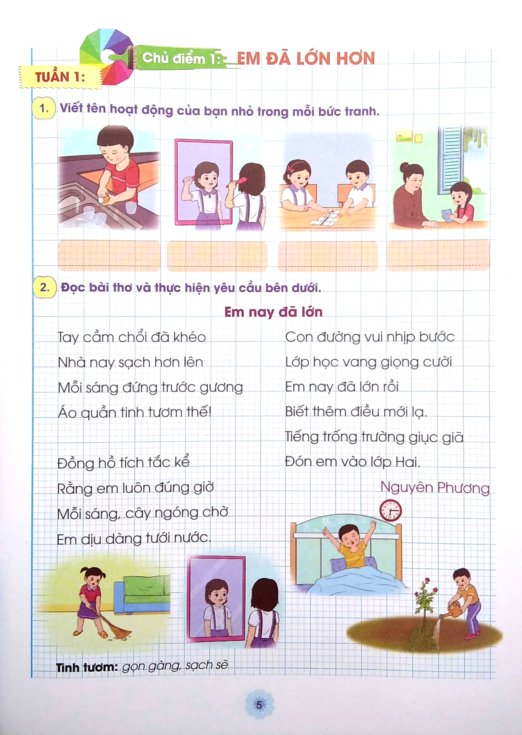 vui học từ và câu lớp 2 - tập 1 (chân trời) - Ảnh 4