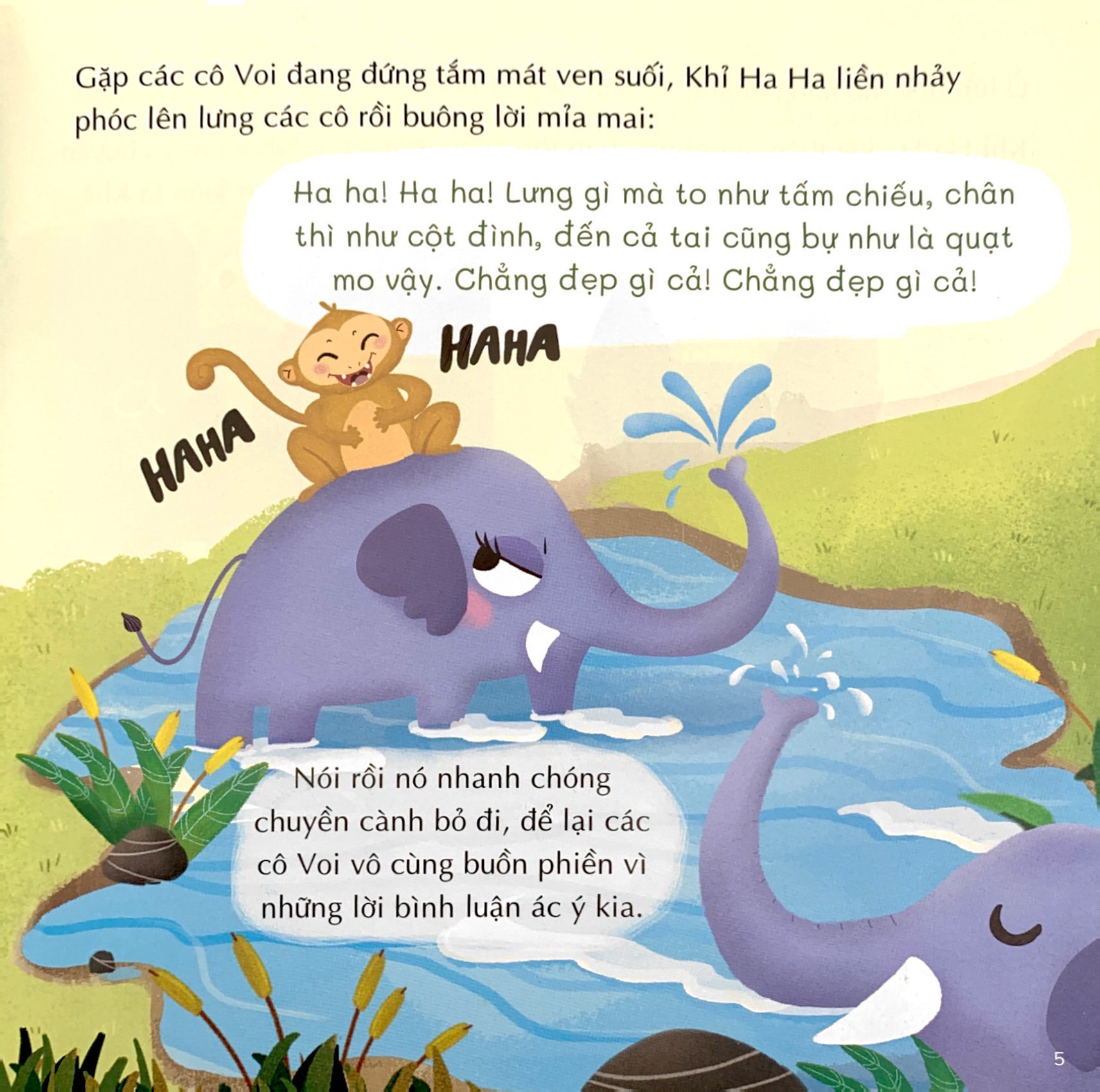 vun đắp tâm hồn - những kẻ khó ưa - khỉ ha ha thích châm chọc (truyện kể trước giờ đi ngủ) - Ảnh 6