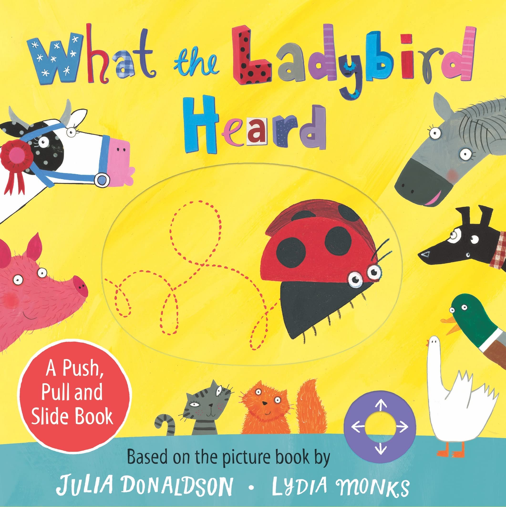what the ladybird heard: a push, pull and slide book - Ảnh 2