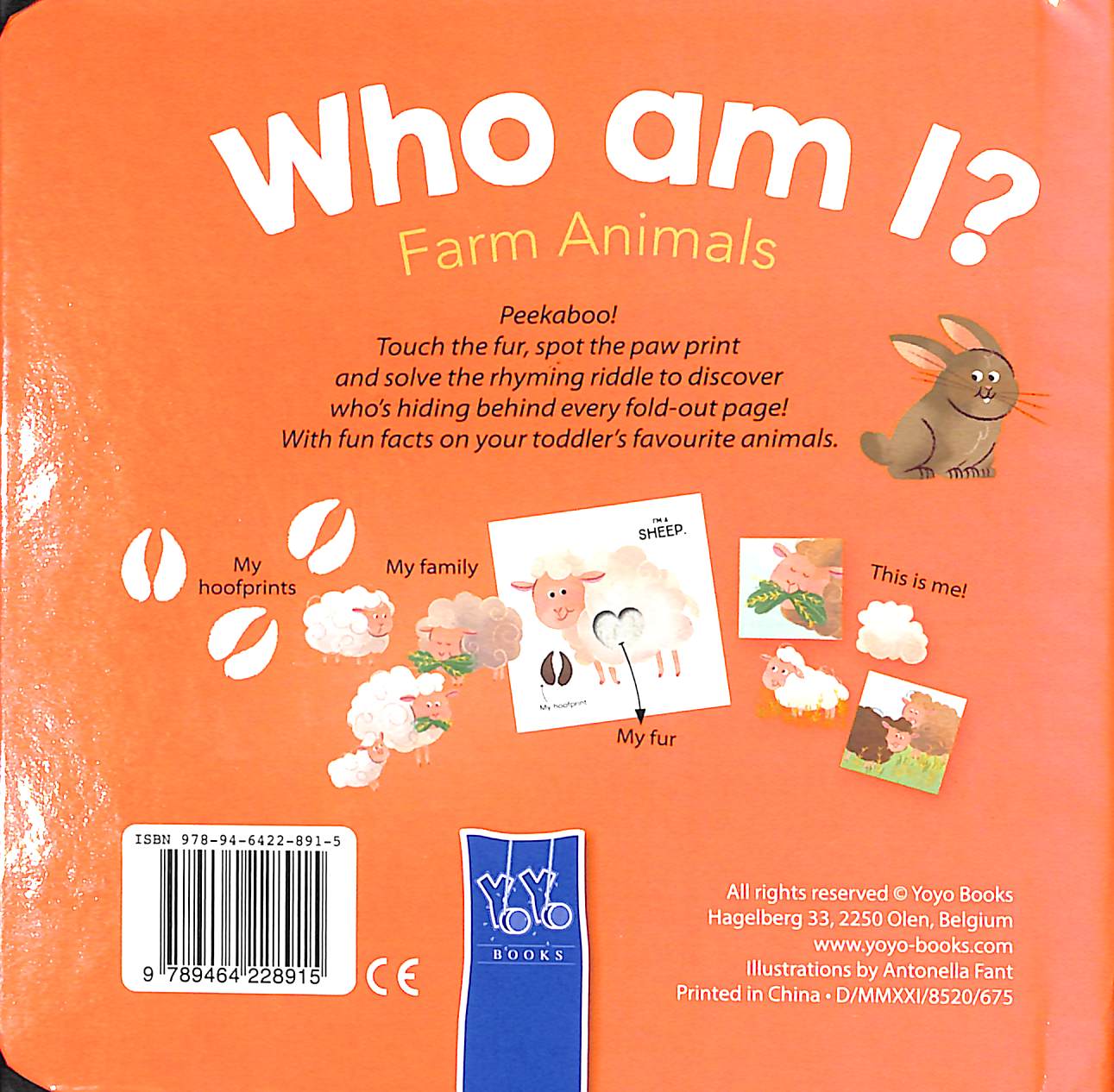 who am i? touch & feel flap book: farm animals - Ảnh 8