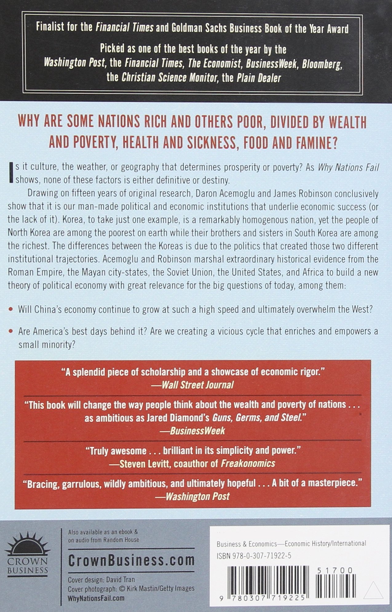 why nations fail : the origins of power, prosperity, and poverty - Ảnh 2
