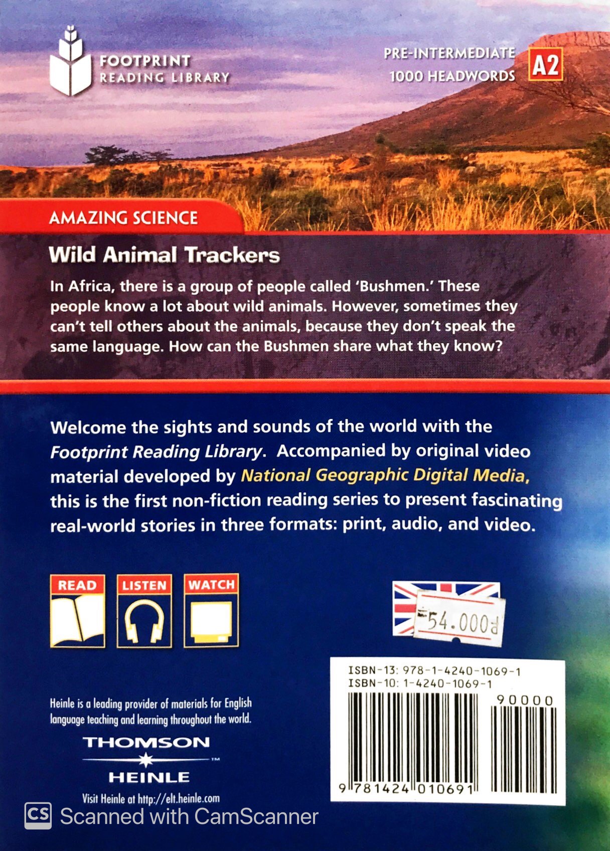 wild animal trackers: footprint reading library 1000 1st edition - Ảnh 7