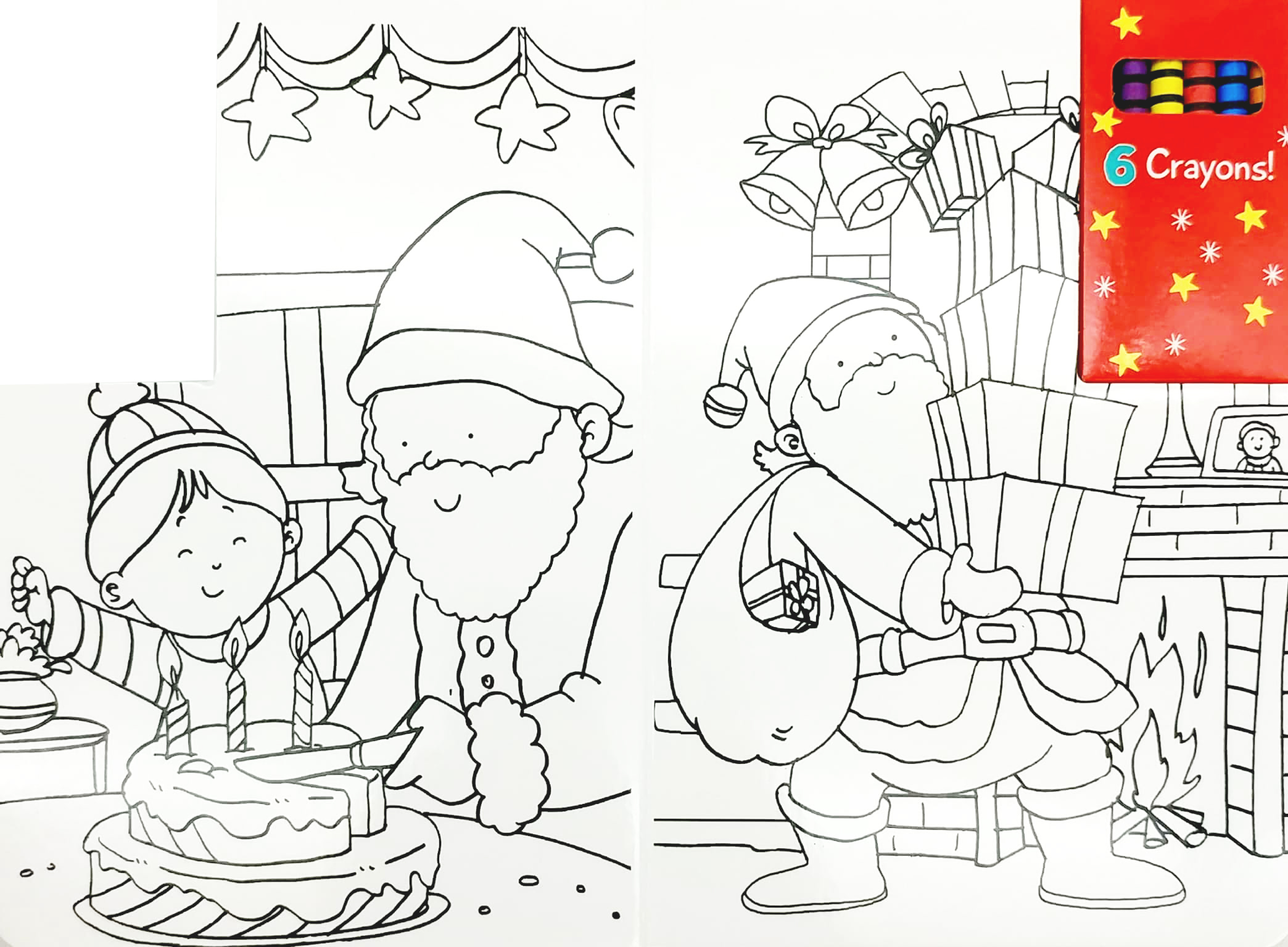 wipe clean colouring books - sleigh - Ảnh 4