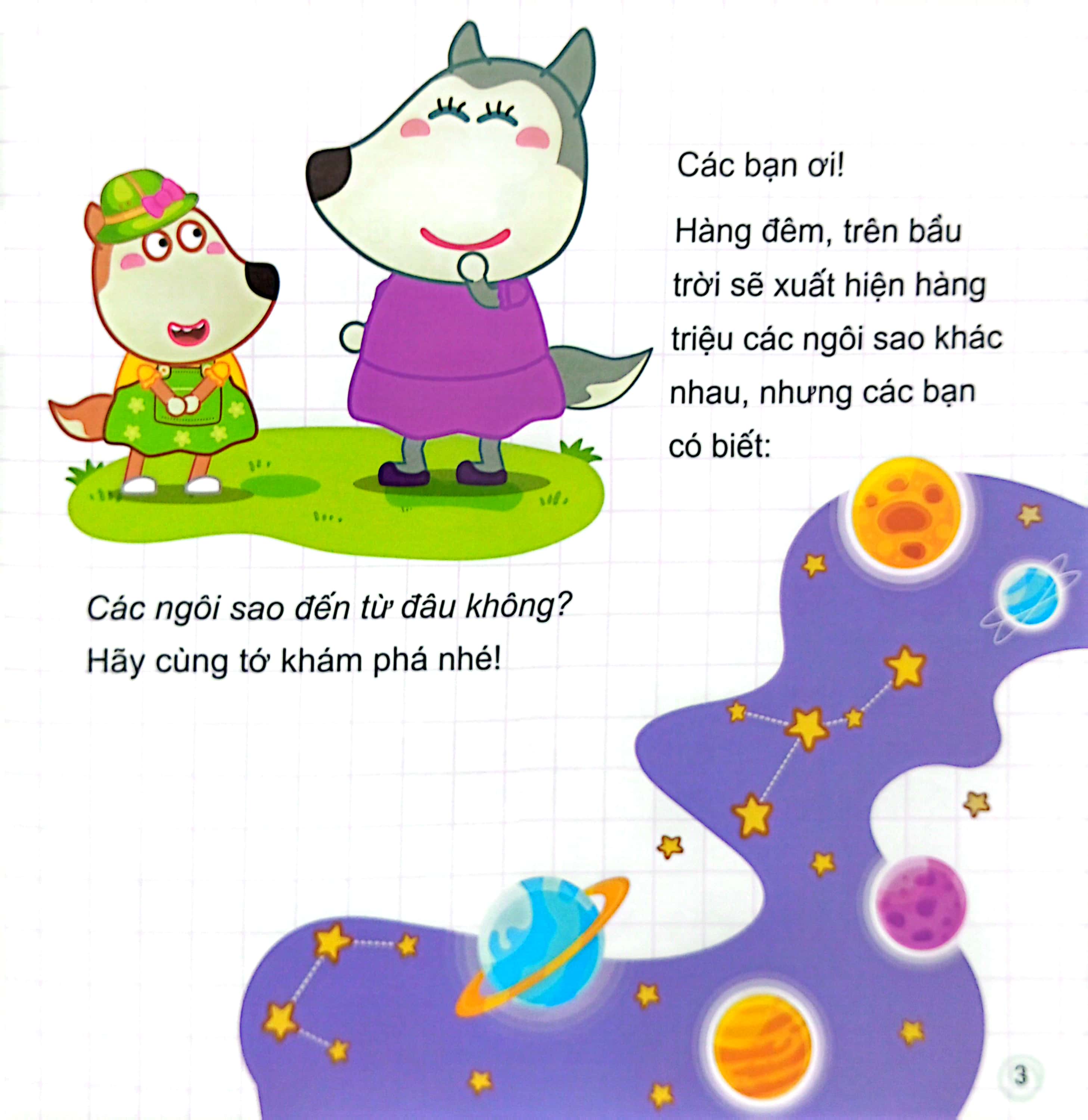 wolfoo khoa học - wolfoo hỏi bé trả lời - về không gian vũ trụ - Ảnh 5