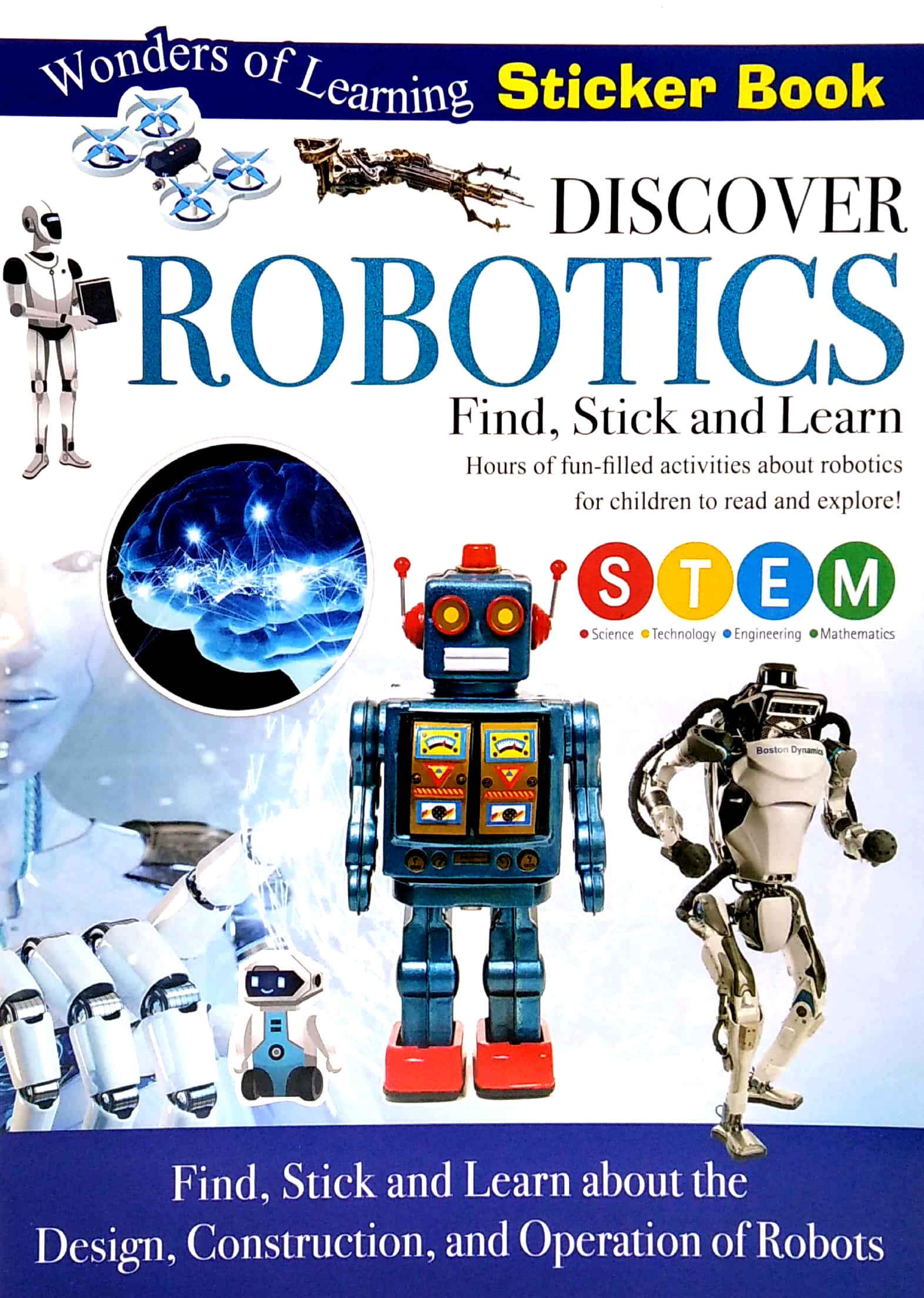 wonders of learning - sticker book - discover robotics - Ảnh 2