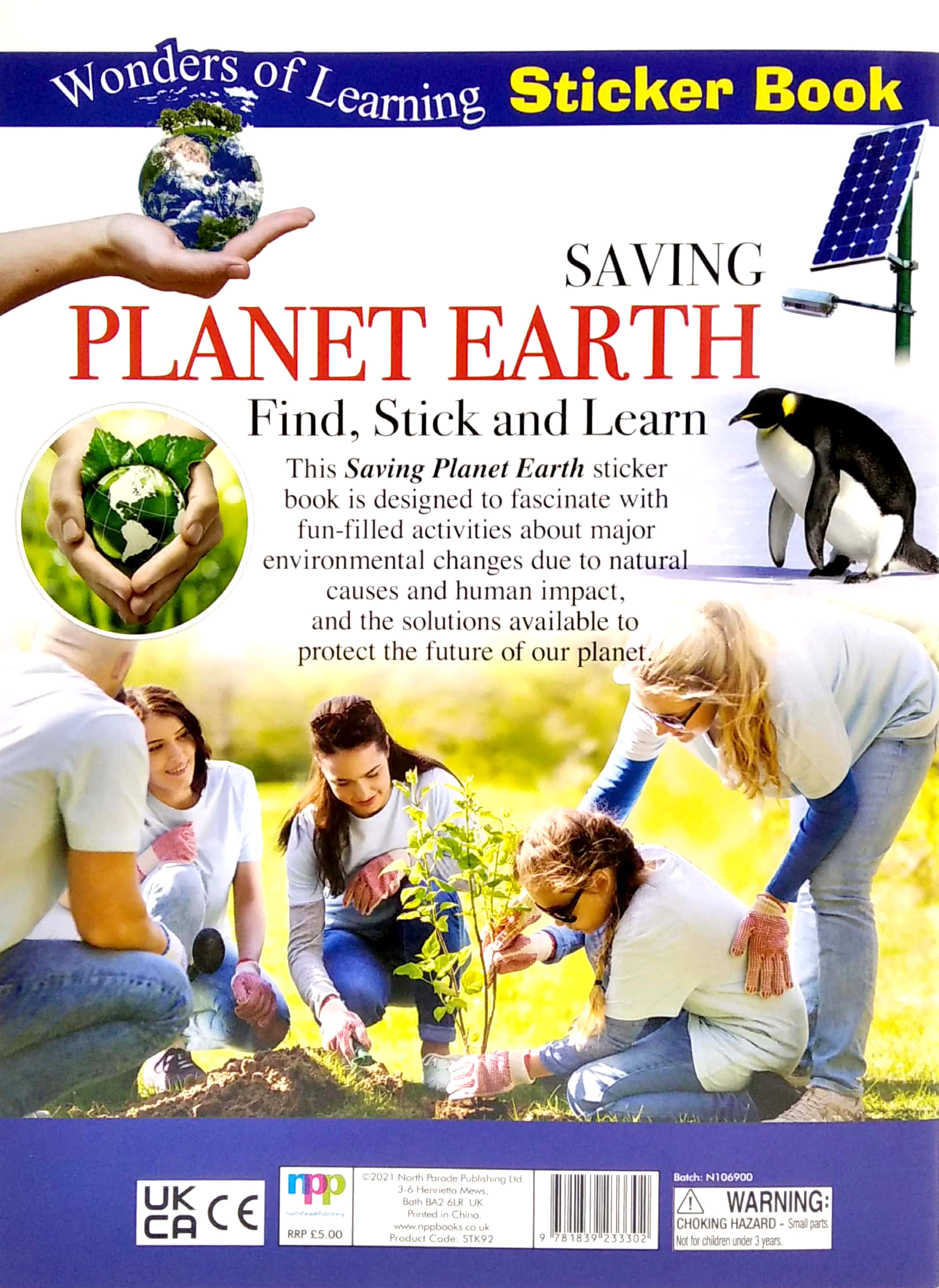 wonders of learning - sticker book - saving planet earth - Ảnh 6