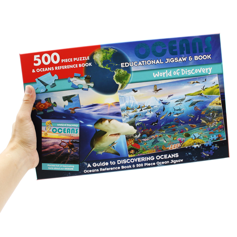 world of discovery - educational jigsaw & book: oceans - Ảnh 9