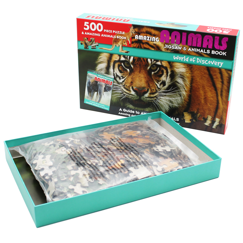 world of discovery - jigsaw & animals book: amazing animals - Ảnh 10