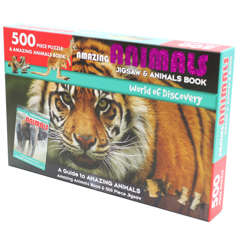 world of discovery - jigsaw & animals book: amazing animals - Ảnh 5