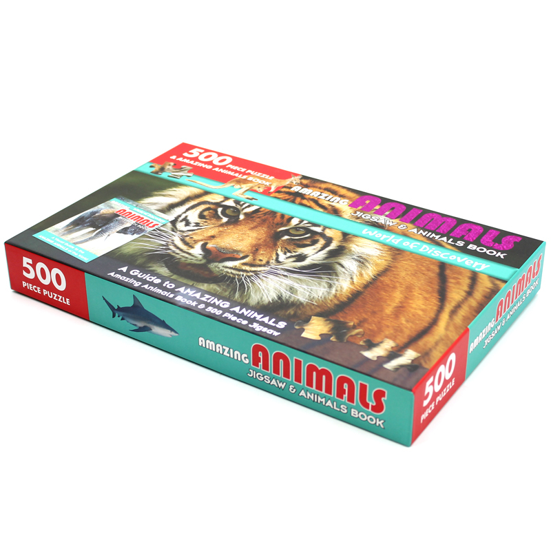 world of discovery - jigsaw & animals book: amazing animals - Ảnh 7