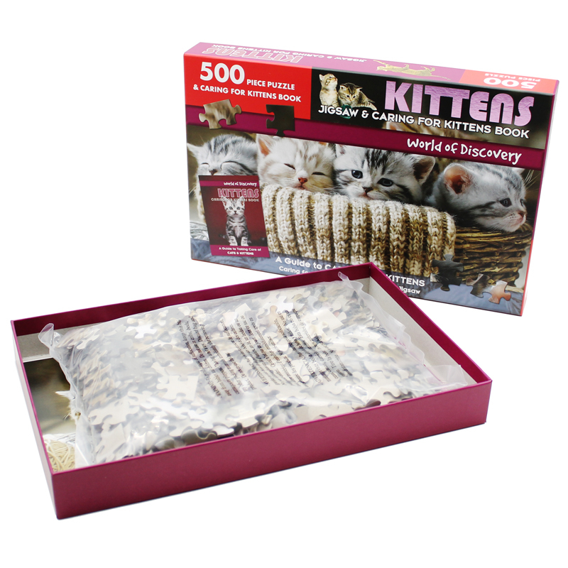 world of discovery - jigsaw & caring for kittens book: kittens - Ảnh 11