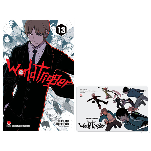 world trigger - tập 13 - tặng kèm pvc card