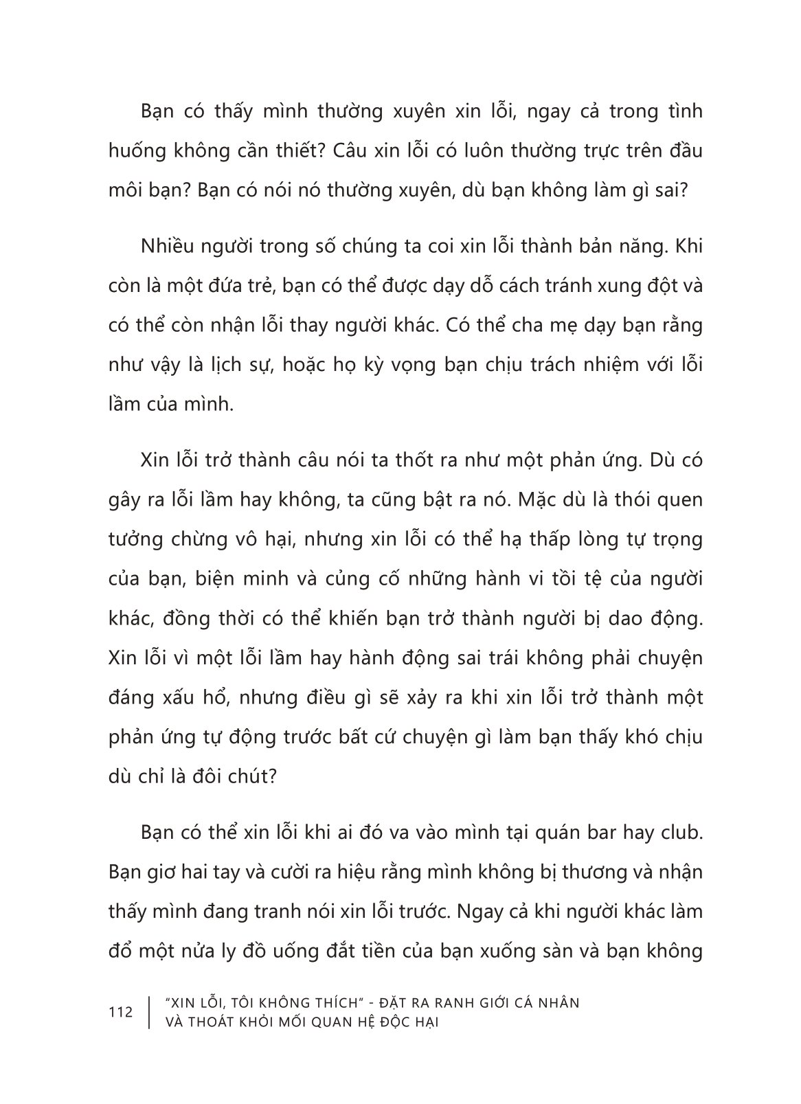“xin lỗi, tôi không thích” - đặt ra ranh giới cá nhân và thoát khỏi mối quan hệ độc hại - Ảnh 12