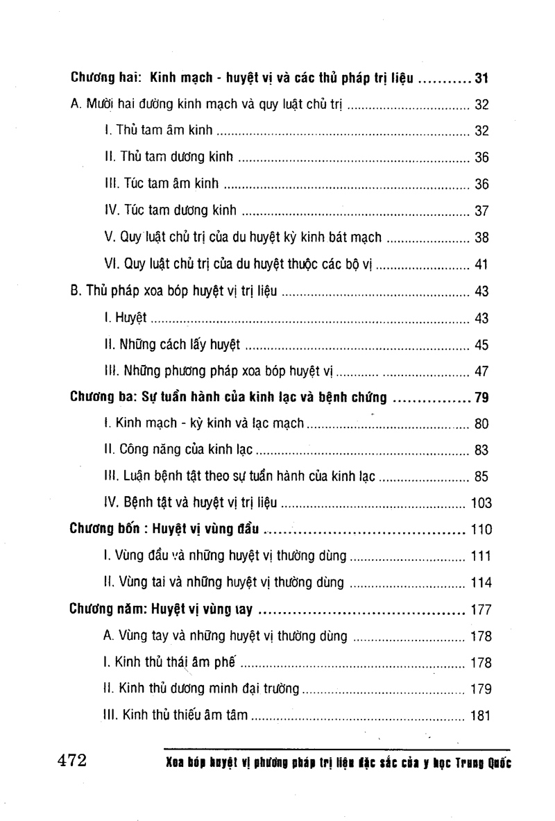 Xoa Bóp Huyệt Vị (Phương Pháp Trị Liệu Đặc Sắc Của Y Học Trung Quốc) - Ảnh 6
