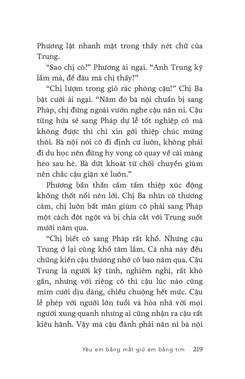 yêu em bằng mắt, giữ em bằng tim - tặng kèm chữ ký tác giả - Ảnh 9