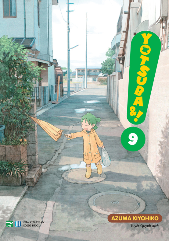yotsuba&! - tập 9 - bản đặc biệt - tặng kèm bìa áo đặc biệt + photo strip “lăn lăn lăn” - Ảnh 2