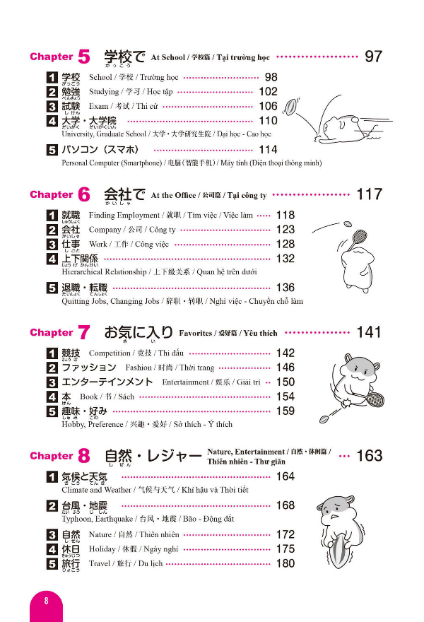 はじめての日本語能力試験n2単語2500 hajimete no nihongo nouryoku shiken n2 tango 2500 - Ảnh 11