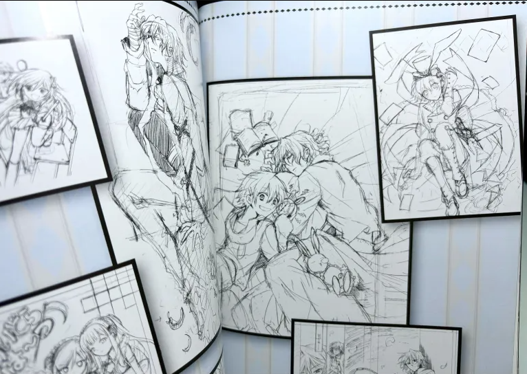 望月 淳 画集「pandora hearts」- jun mochizuki illustration book: pandora hearts odds and ends - Ảnh 9