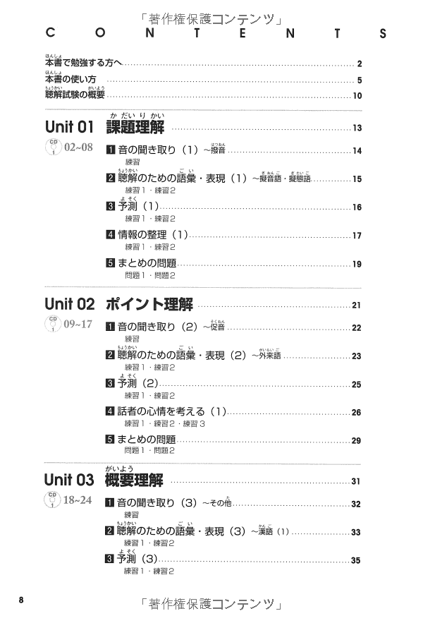 耳から覚える日本語能力試験聴解トレーニング n2 - mimi kara oboeru jlpt n2 listening with cds - Ảnh 20